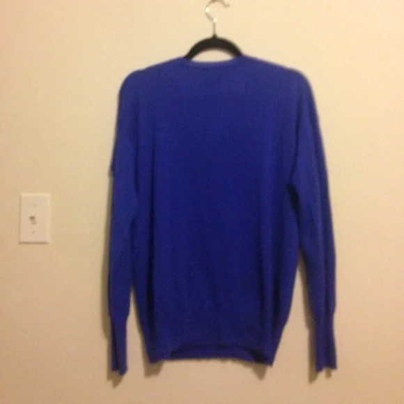 New J. Crew Collection 100% cashmere featherweight button down popover sweater - Picture 3 of 4